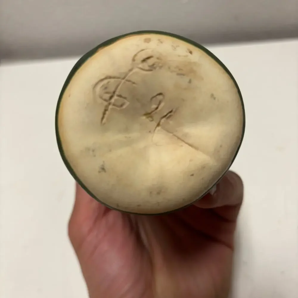 Vtg Patricia Garrett Zucchini Courgette Squash Pottery Vase 8
